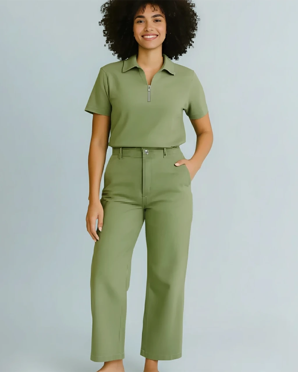 Relaxed Utility Jumpsuit - Image 1