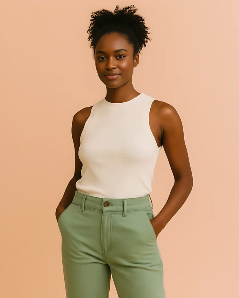 Sculpt Knit Rib Tank