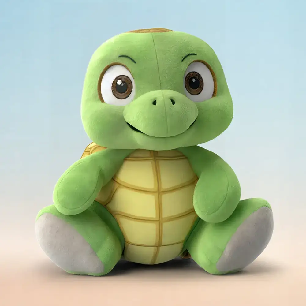 Happy Turtle Plush - Image 1
