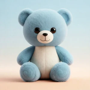 Blue Teddy Bear Plush