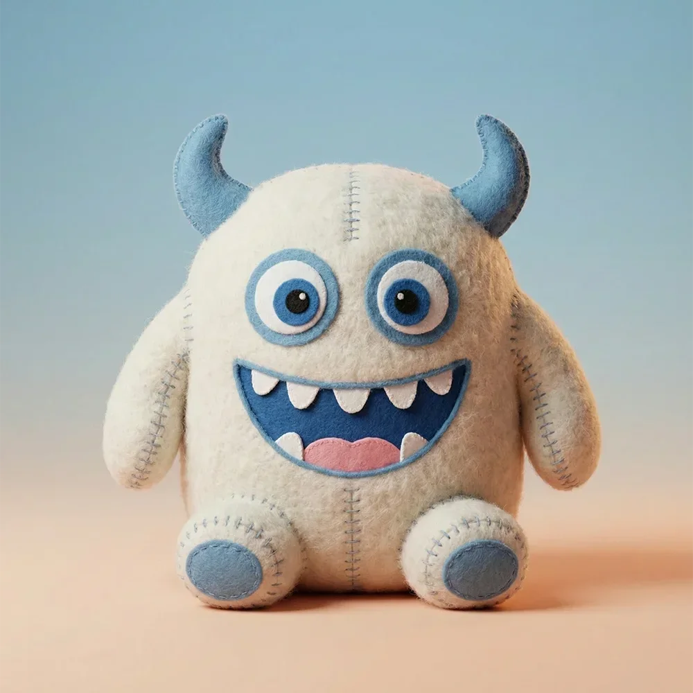Blue Monster Plush - Image 1