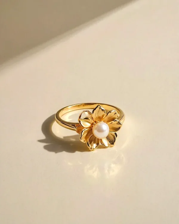 Gold Flower Ring