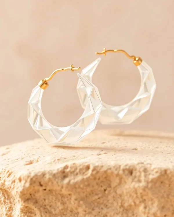 Geometric Hoop Earrings