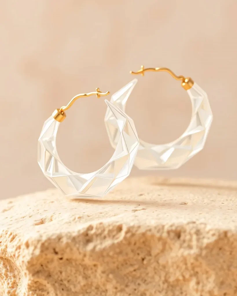 Geometric Hoop Earrings