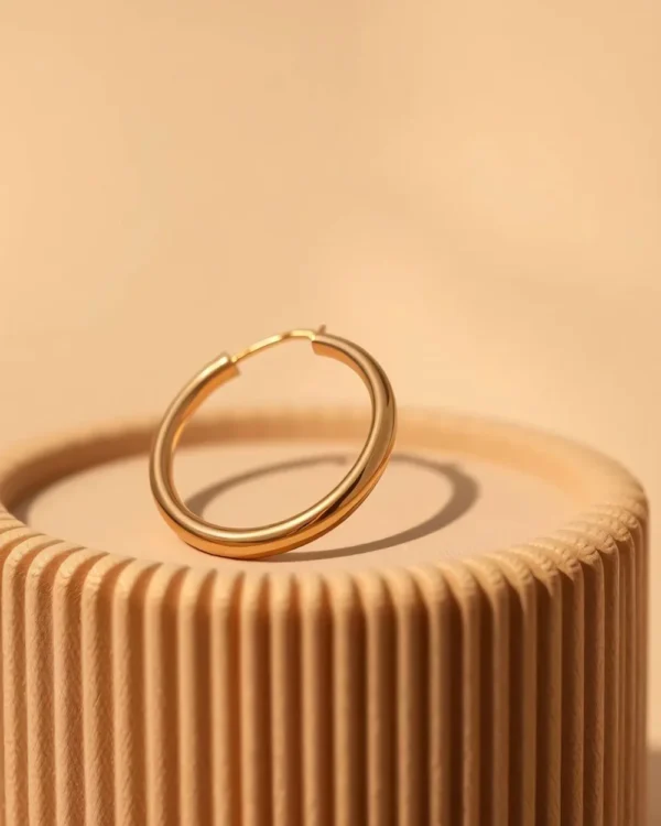 Twisted Hoop Earring