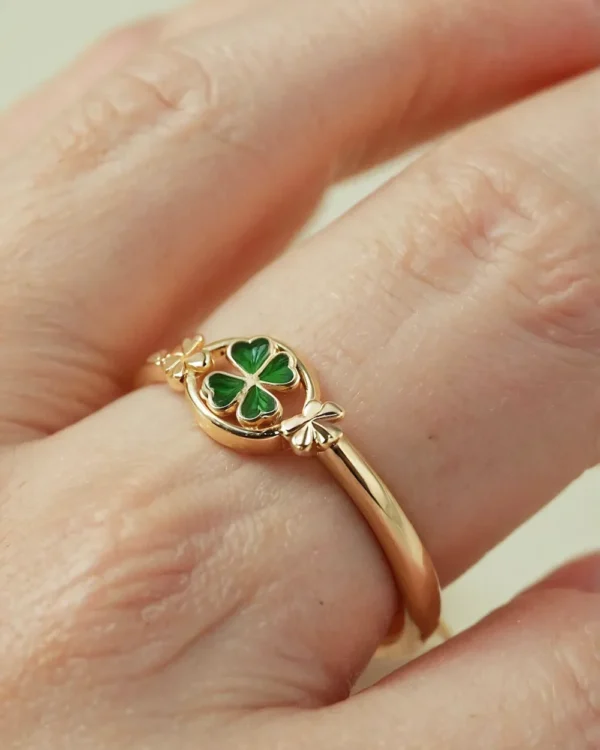 Emerald Accent Ring