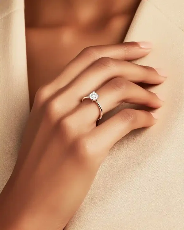 Solitaire Gold Diamond Ring