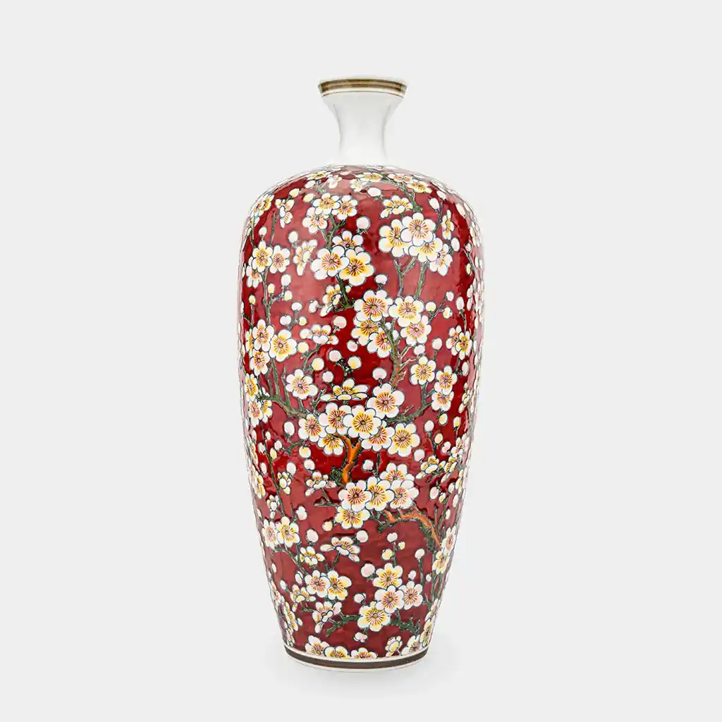 Ruby Petal Vase - Image 1