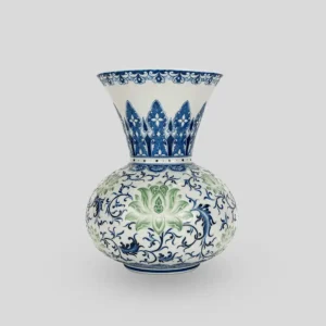 Royal Floral Pottery Vase