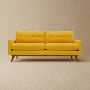 Mustard Mid-Century Sofa