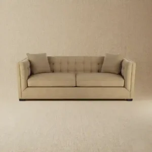 Modern Beige 3-Seater Couch