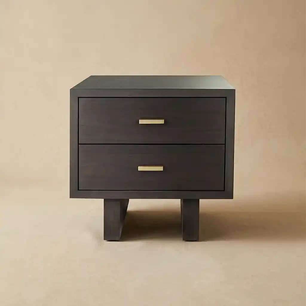Black Nightstand - Image 1