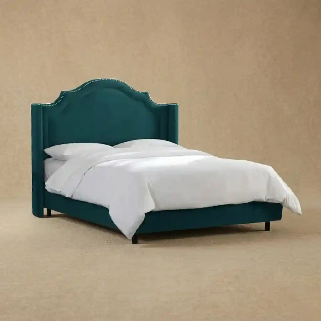 Upholstered Platform Bed - Image 1